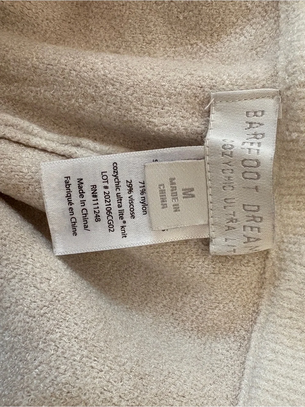 Barefoot Dreams Cream Leopard-Print Cozy Lounge Set